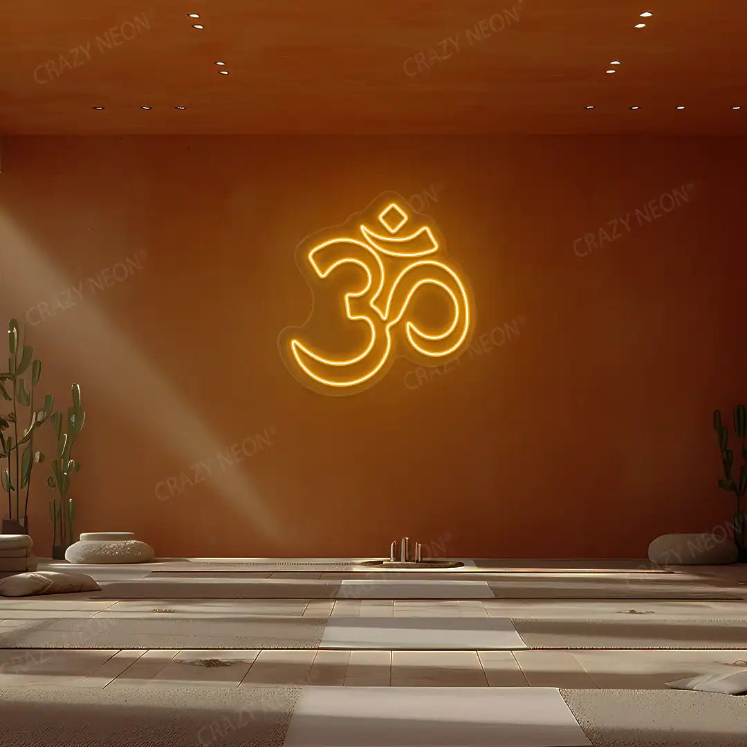 Om Symbol Neon Sign
