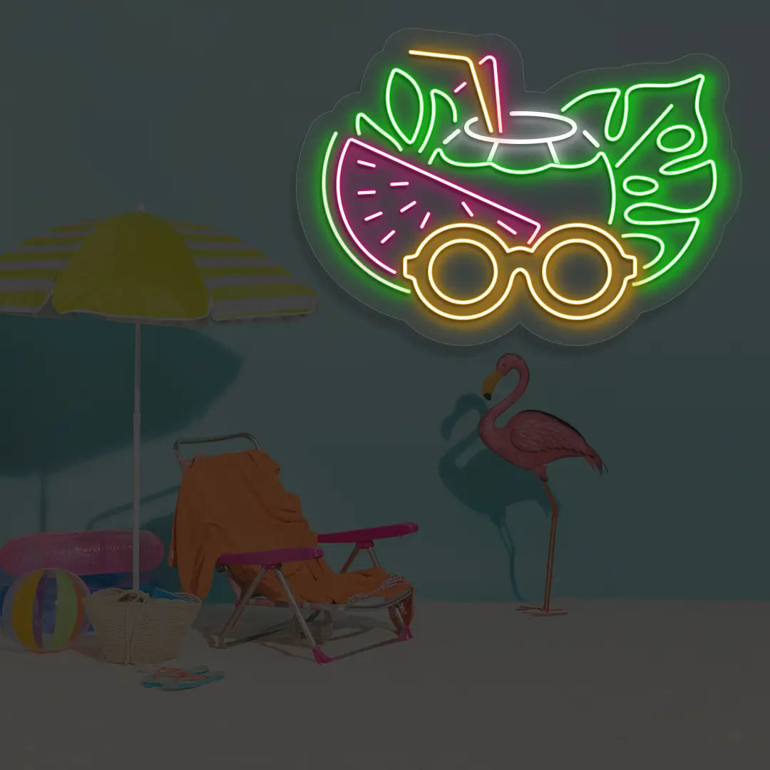Coconut Chill Neon Sign