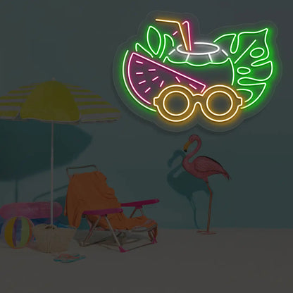 Coconut Chill Neon Sign
