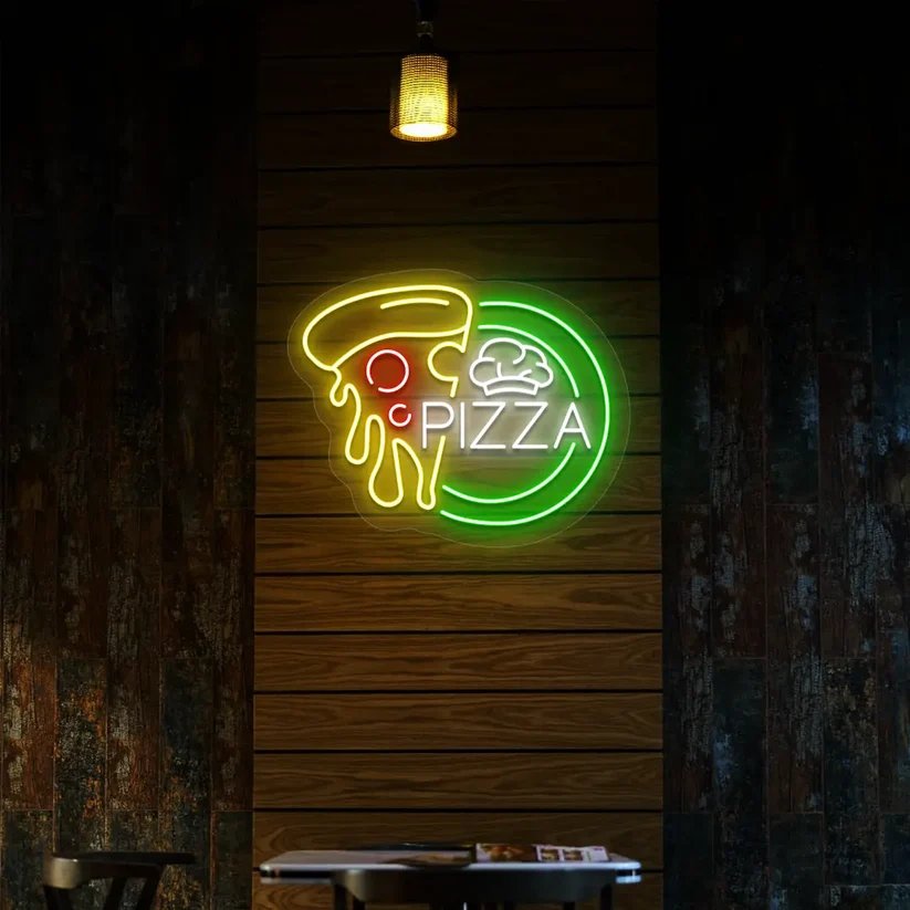 Pizza Slice Neon Sign