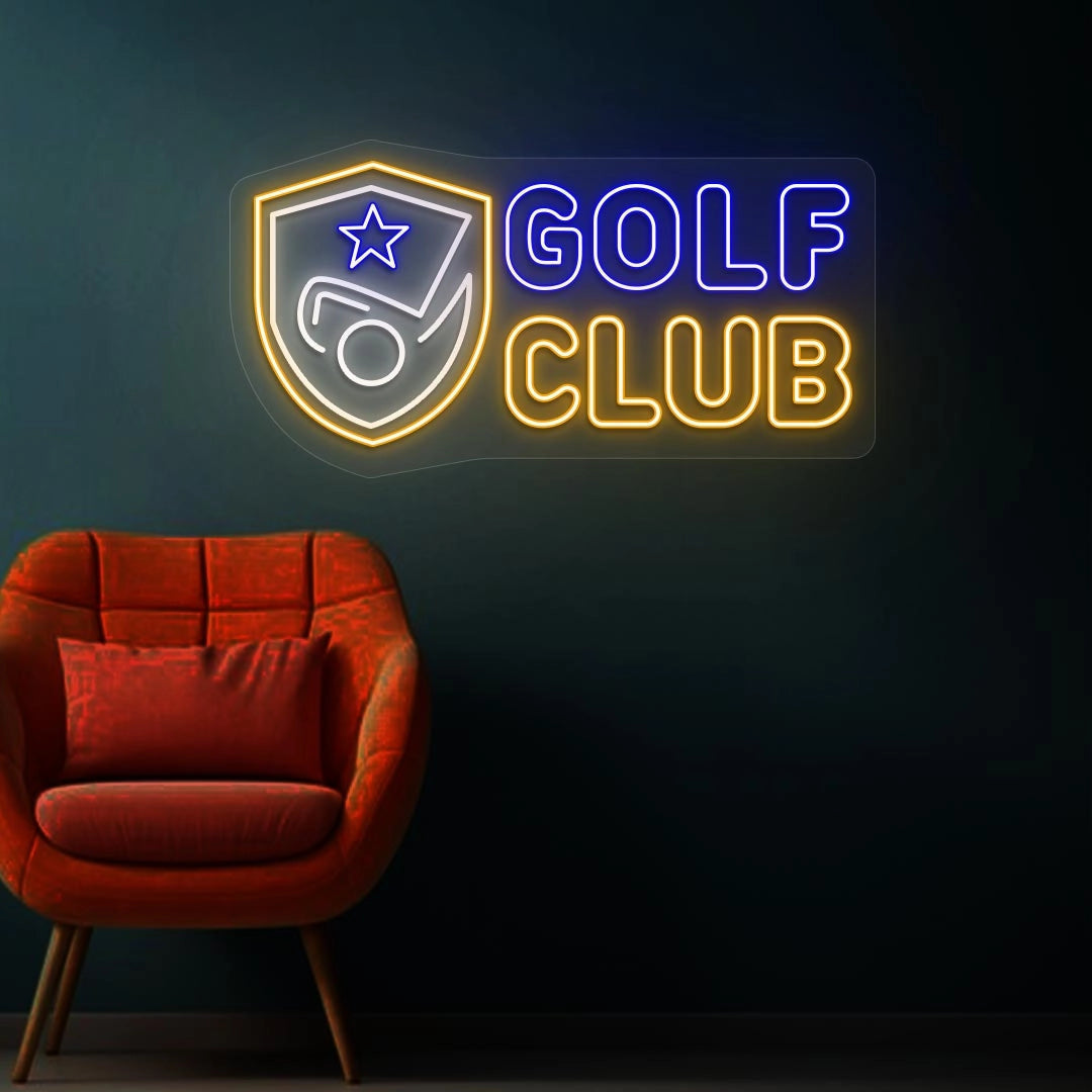Golf Club Neon Sign