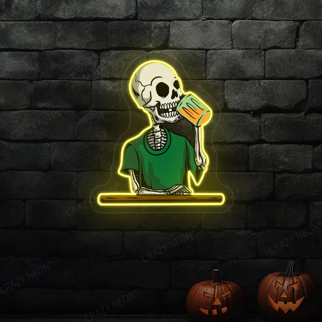 Skeleton Neon Sign