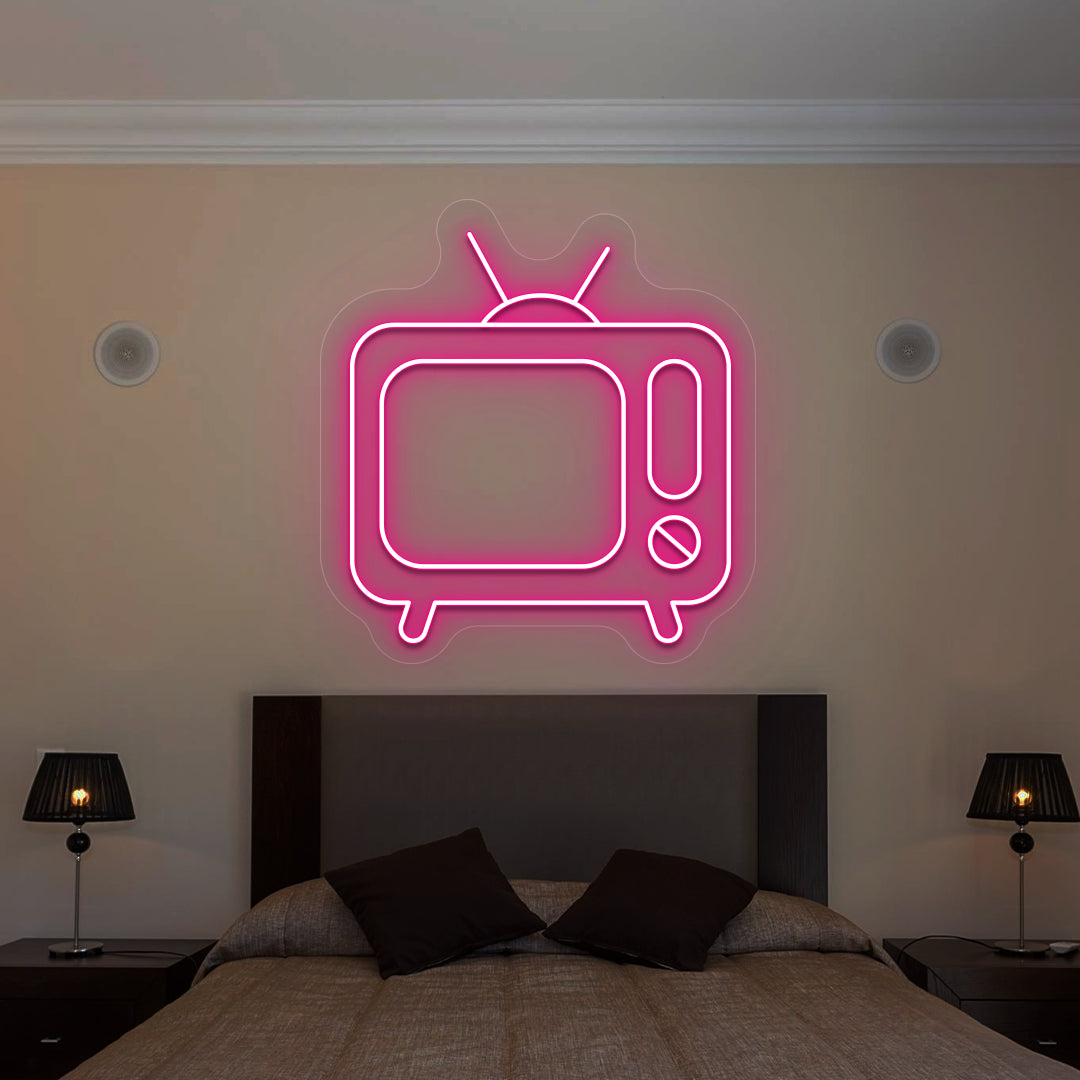 Retro TV Vintage Neon Sign