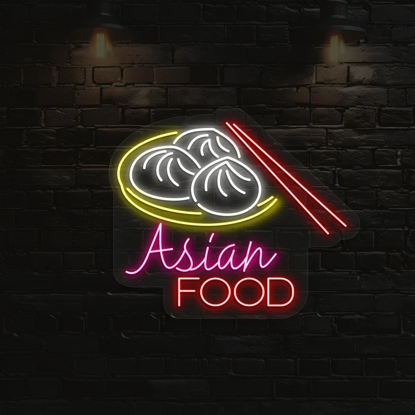 Bao Asian Food Neon Sign