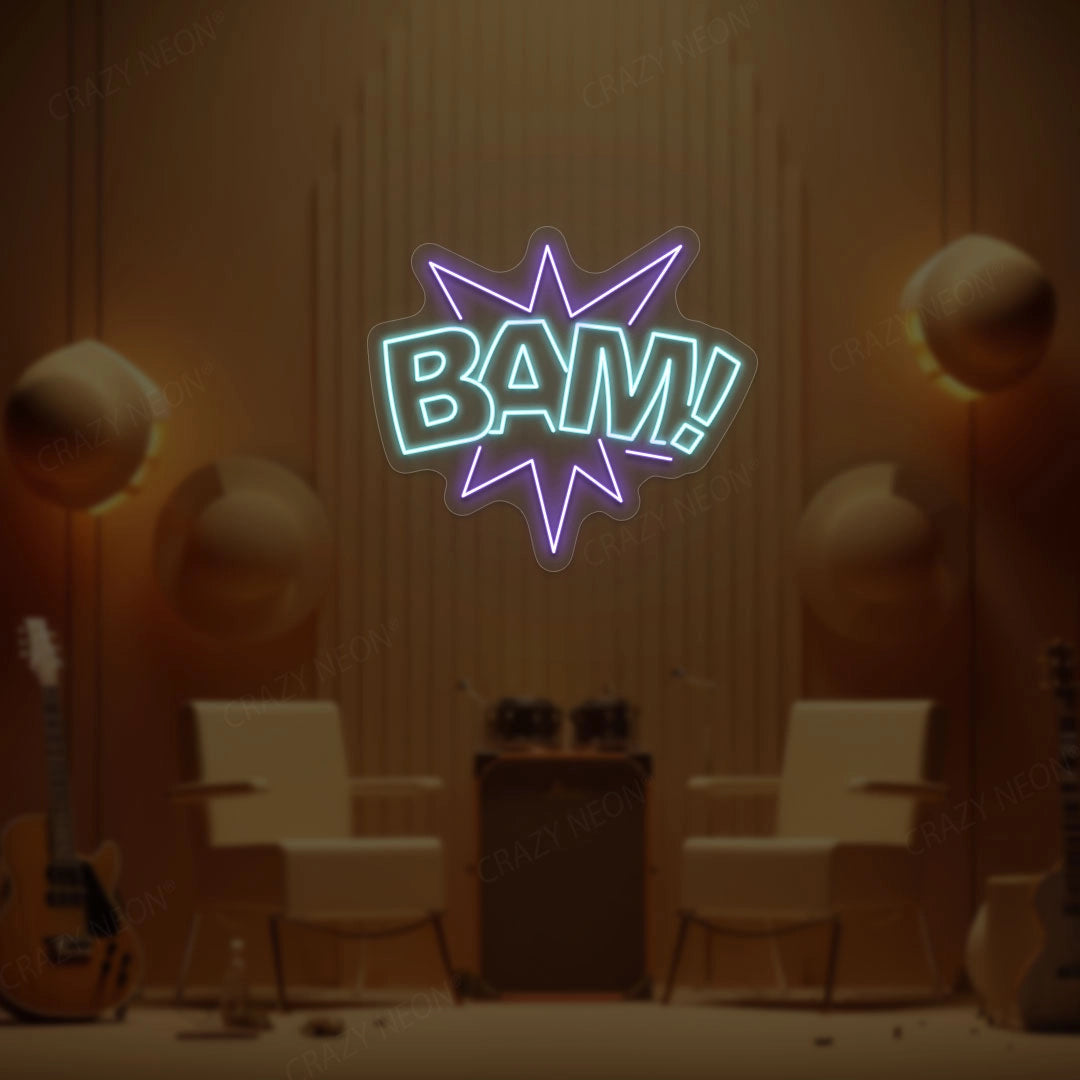 BAM Neon Sign