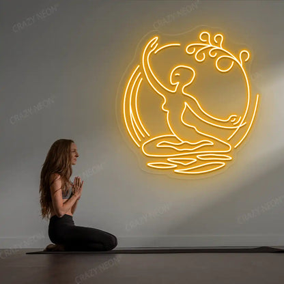 Chi Flow meditation Neon Sign