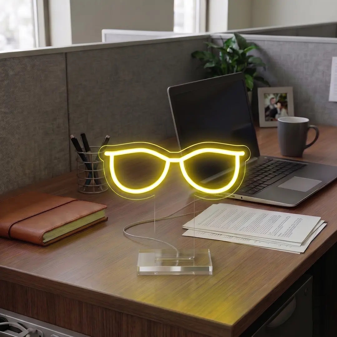 Retro Sunglasses Mini Neon Sign