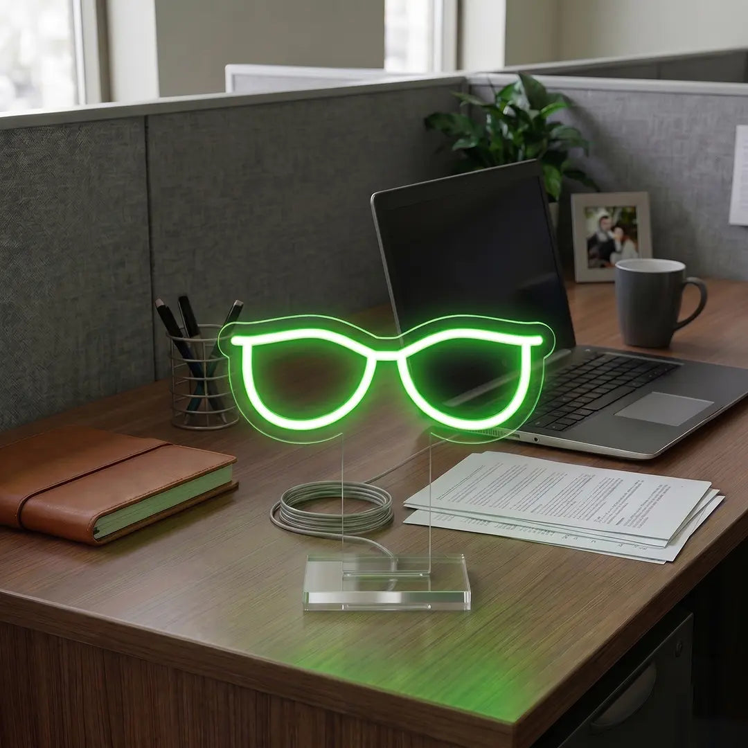 Retro Sunglasses Mini Neon Sign