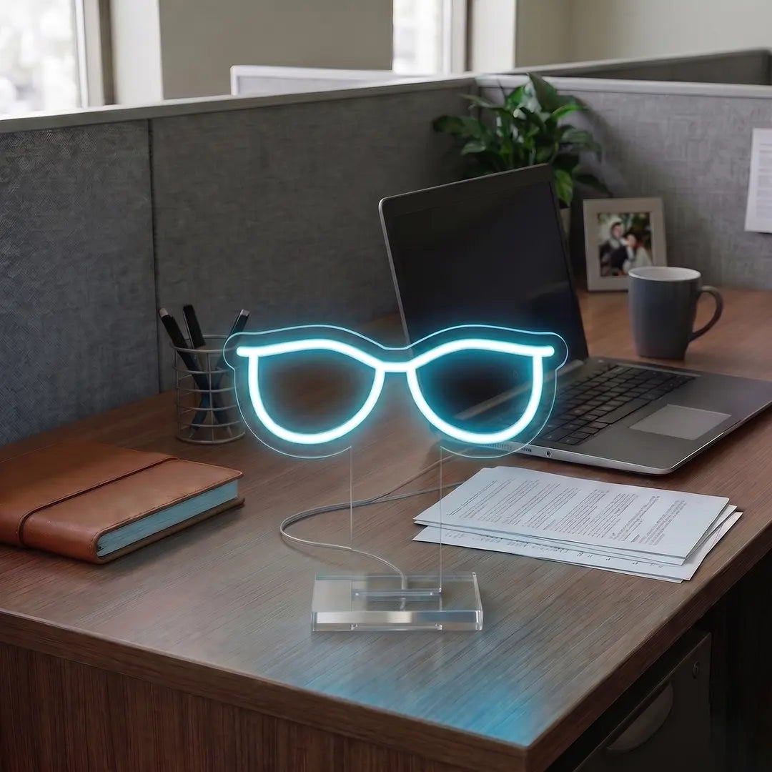 Retro Sunglasses Mini Neon Sign