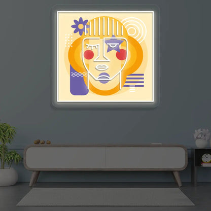 Urban Pop Abstract Neon Artwork Sign