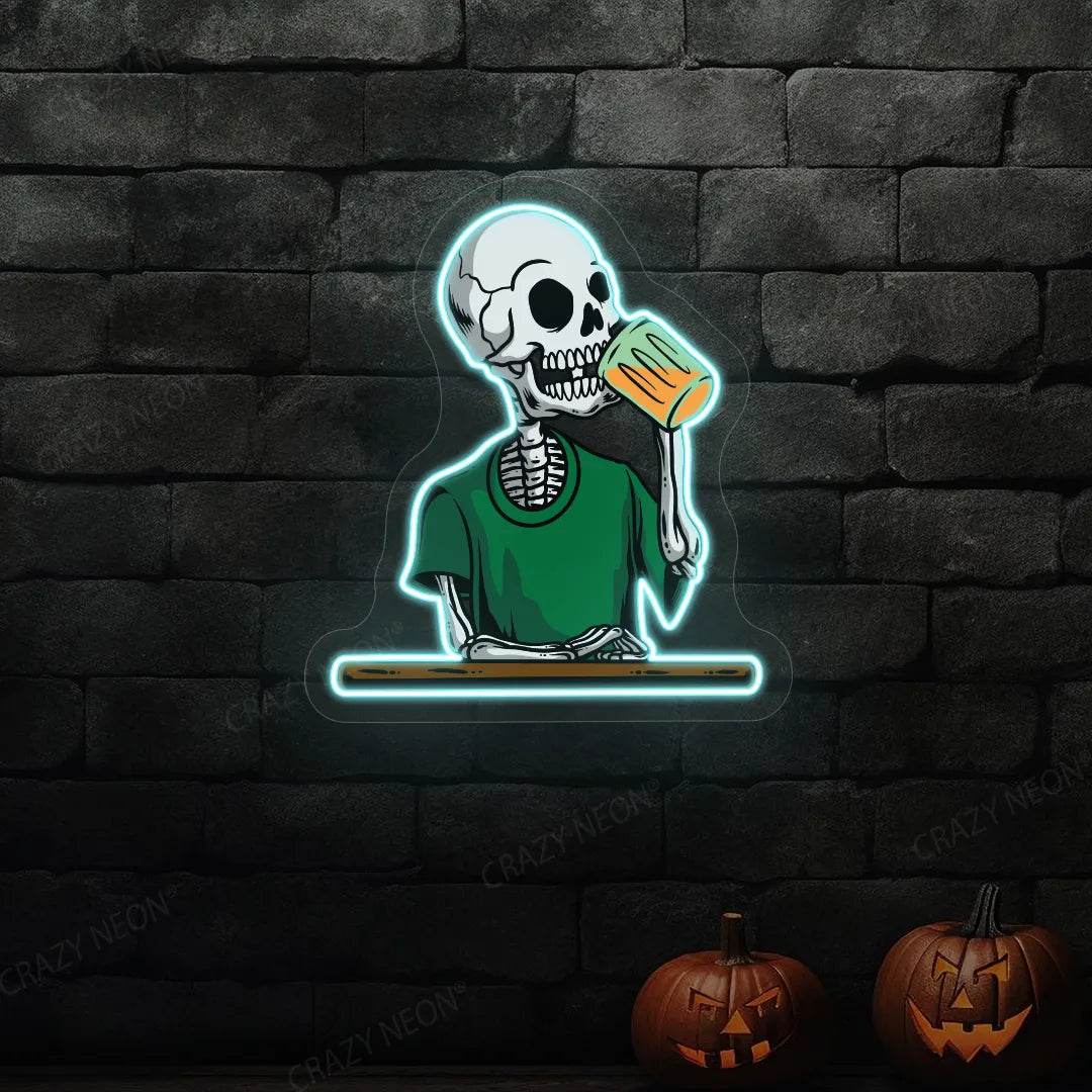 Skeleton Neon Sign