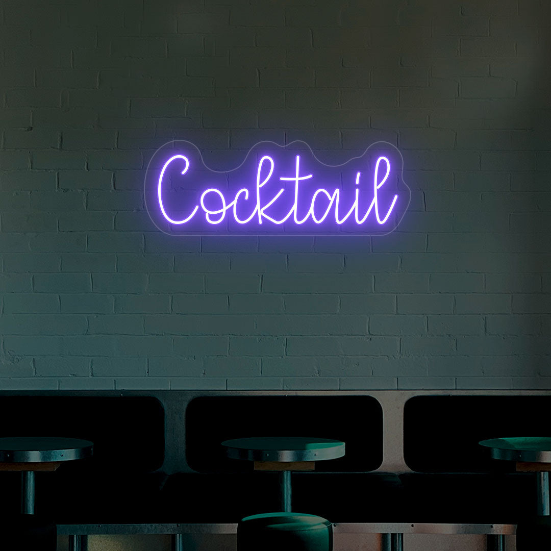 Crazy Cocktail Bar Neon Sign