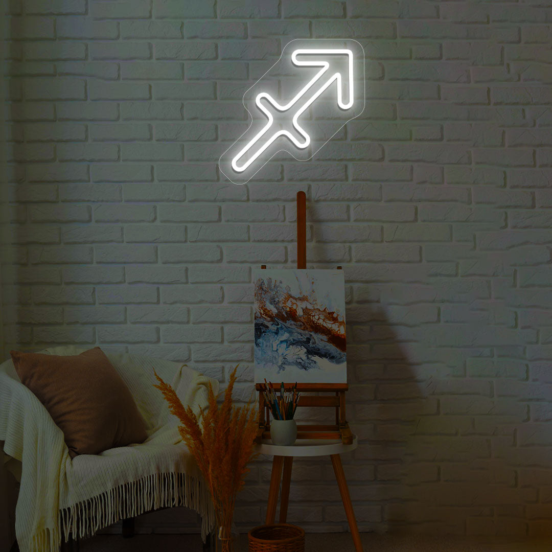 Sagittarius Zodiac Neon Sign