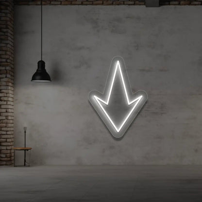 Down Arrow Neon Sign
