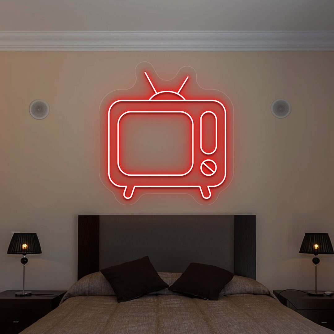 Retro TV Vintage Neon Sign