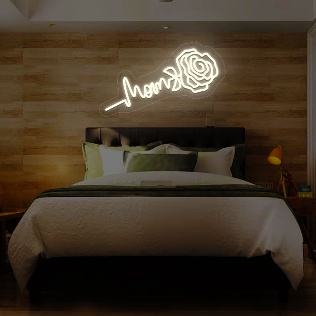 Mom Text Neon Sign