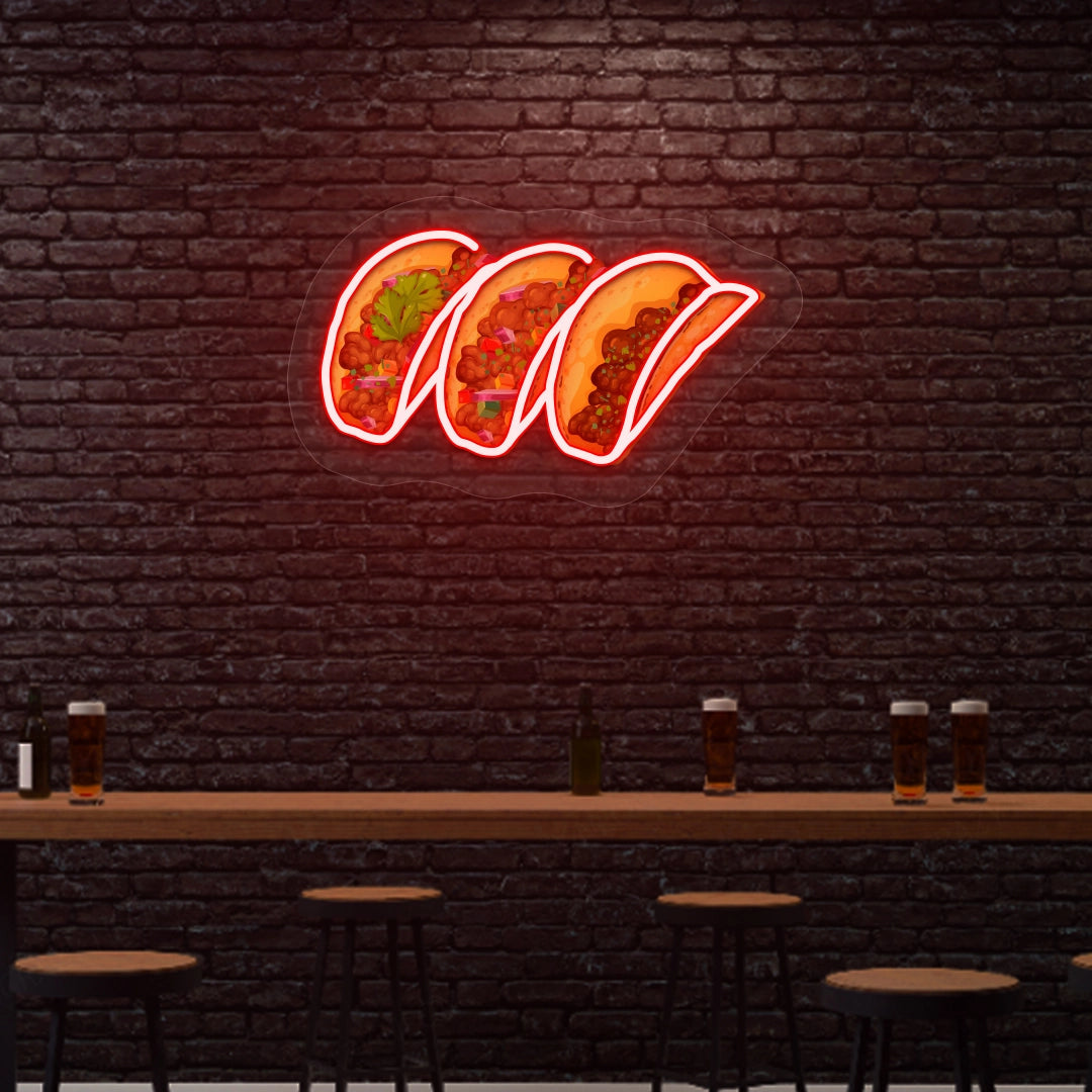 Tacos Neon Artwork Sign