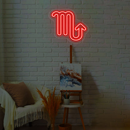 Scorpio Zodiac Neon Sign