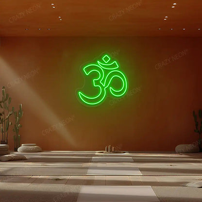 Om Symbol Neon Sign