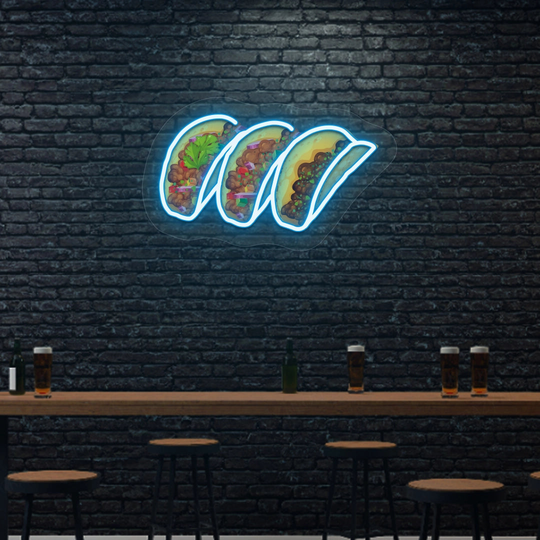 Tacos Neon Artwork Sign