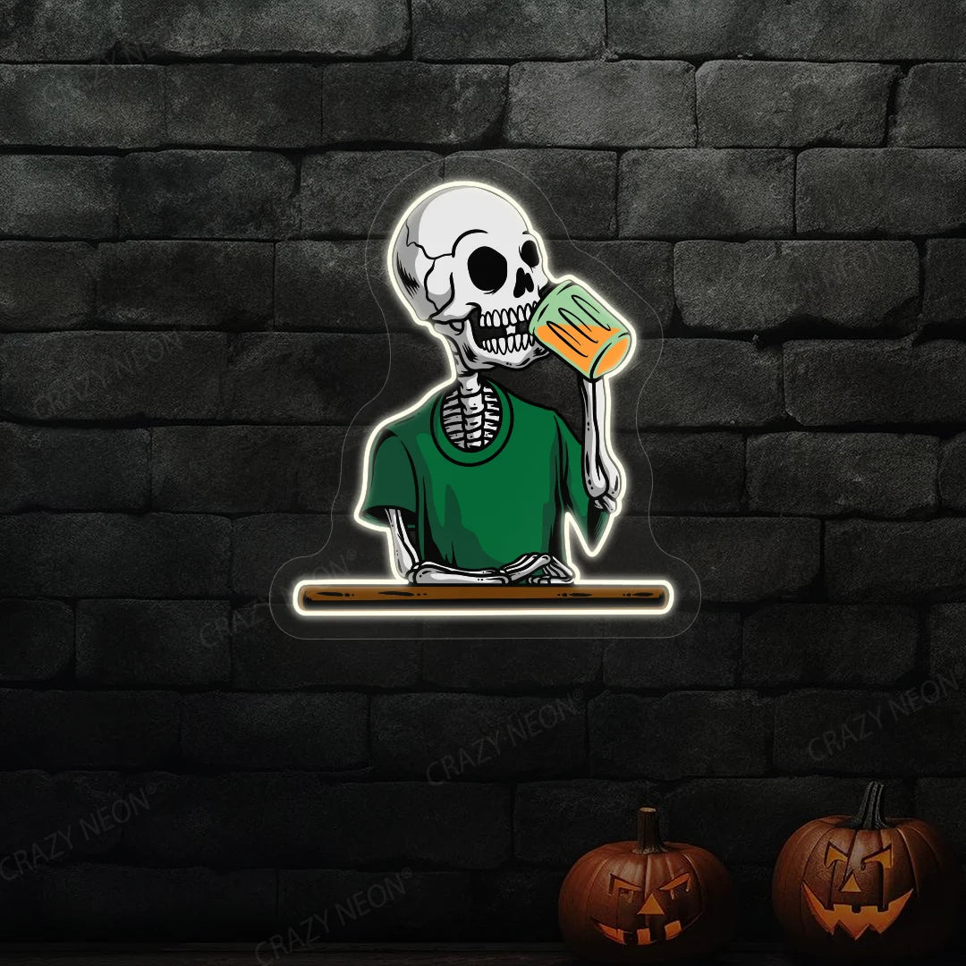 Skeleton Neon Sign