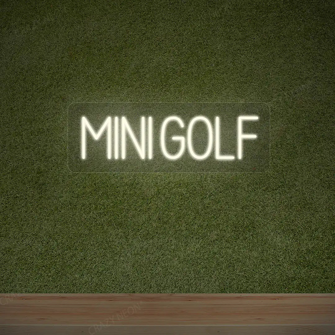 Mini Golf Neon Sign