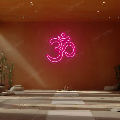 Om Symbol Neon Sign