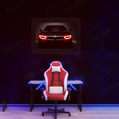 BMW i8 Neon Artwork Sign