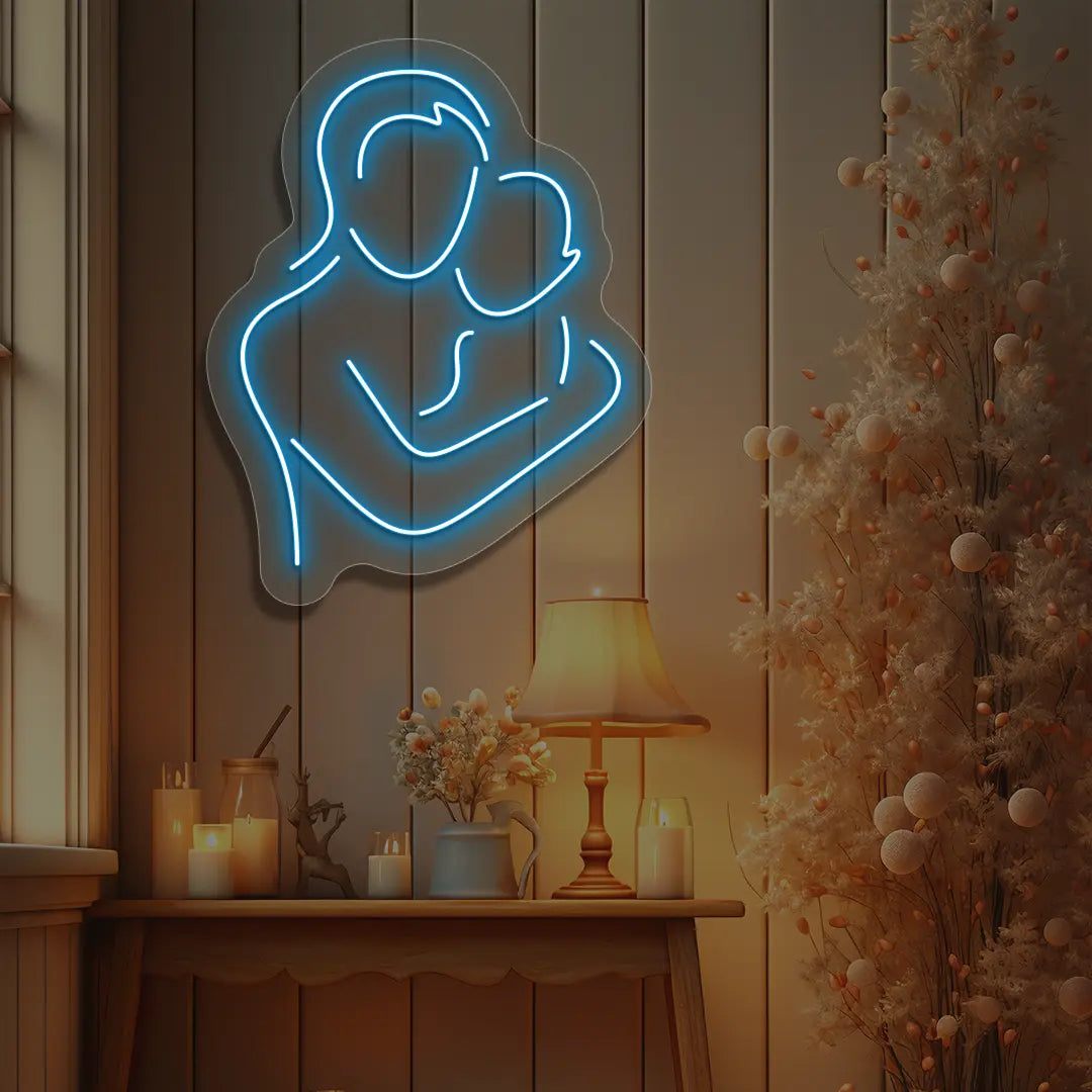 Mama's Hug Neon Sign