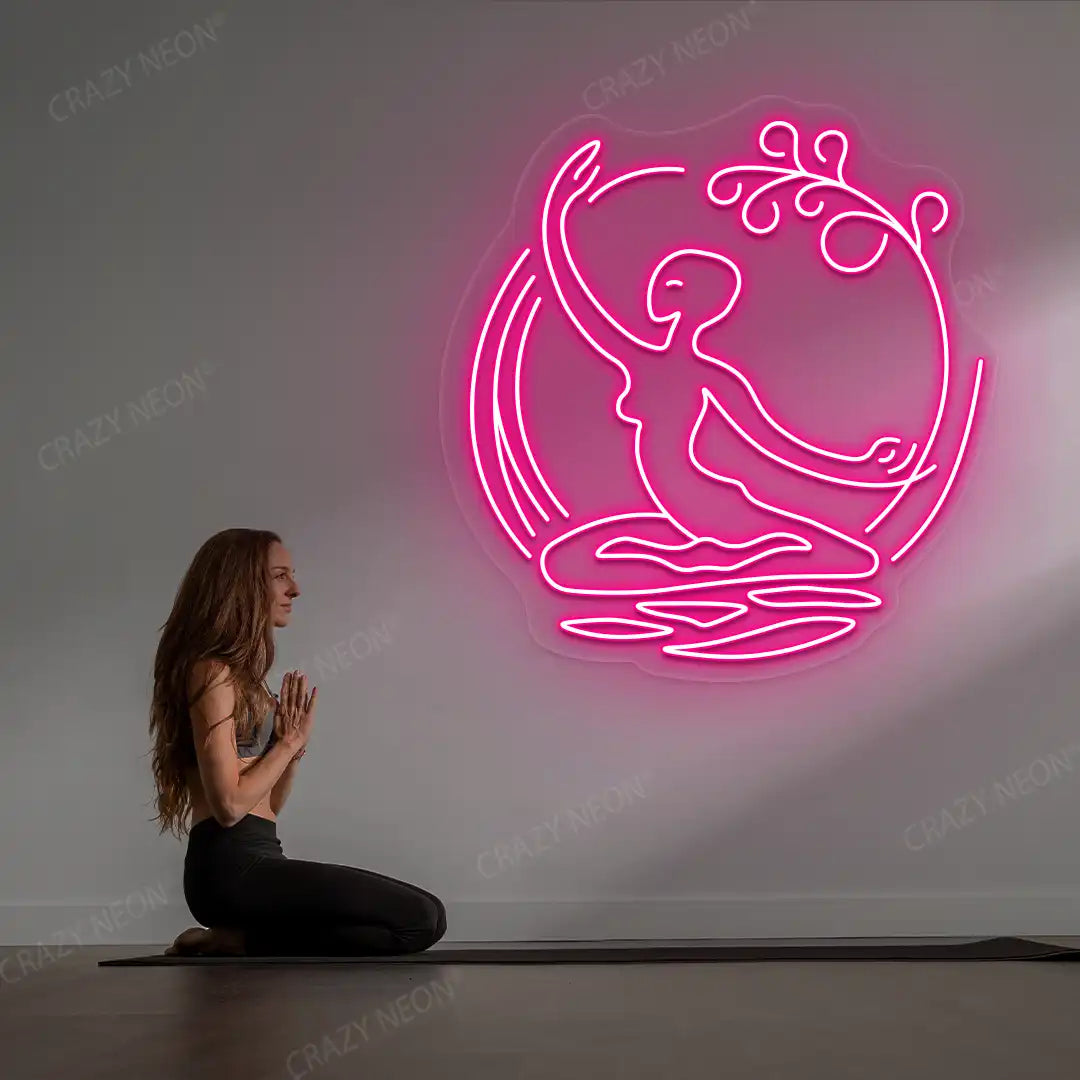 Chi Flow meditation Neon Sign