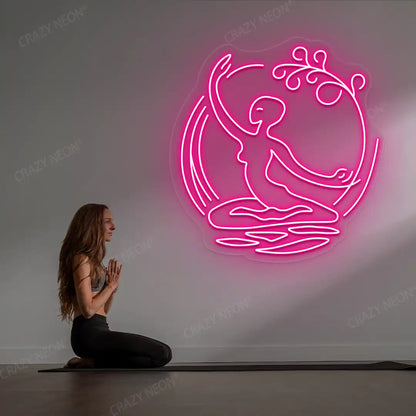 Chi Flow meditation Neon Sign