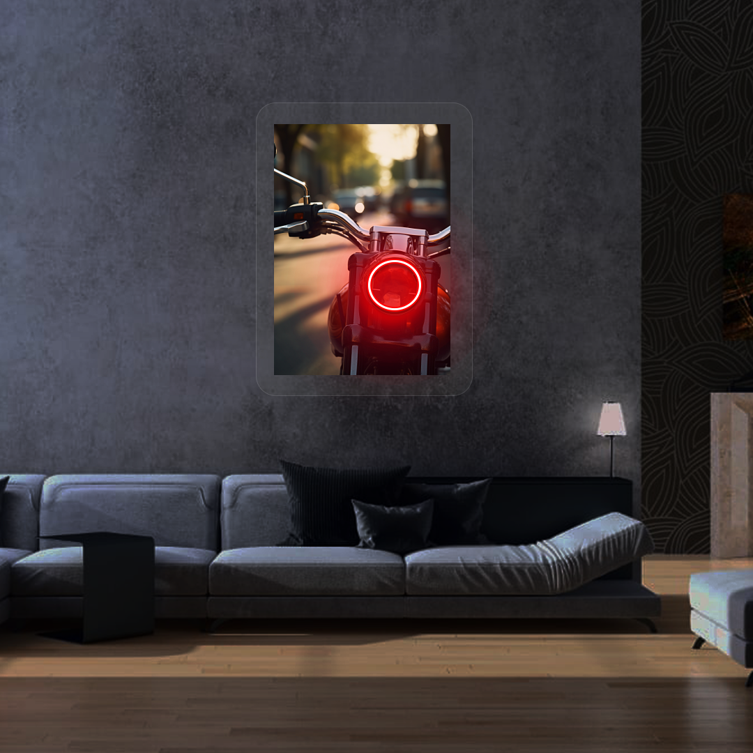 Halo Urban Moto Neon Artwork Sign