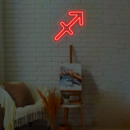 Sagittarius Zodiac Neon Sign