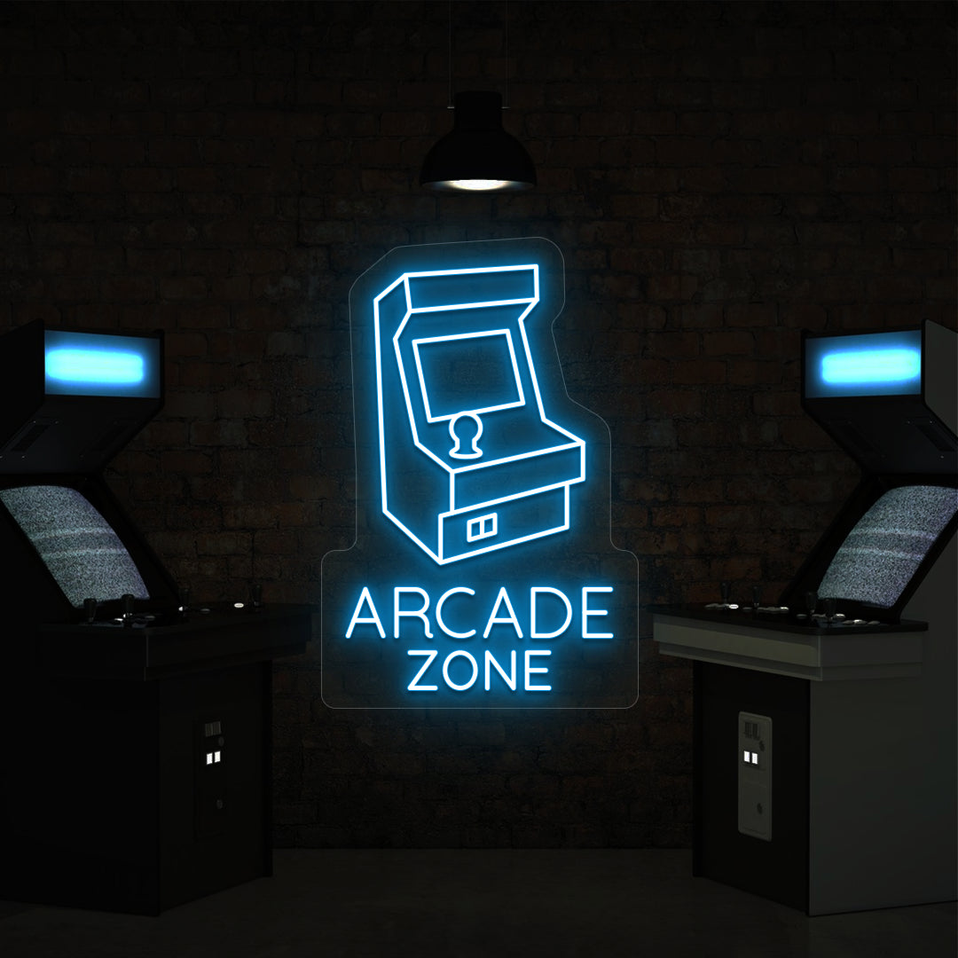 Nostalgic Arcade Zone Vintage Neon Sign
