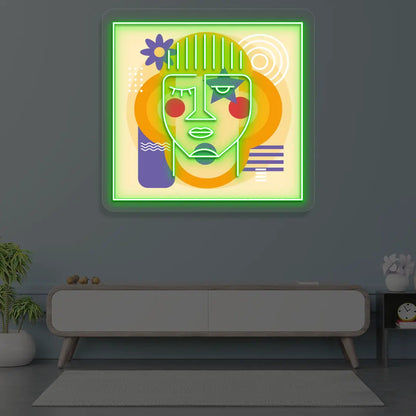 Urban Pop Abstract Neon Artwork Sign