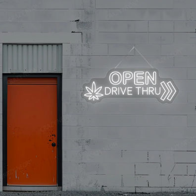 Drive Thru Open LED Neon Sign