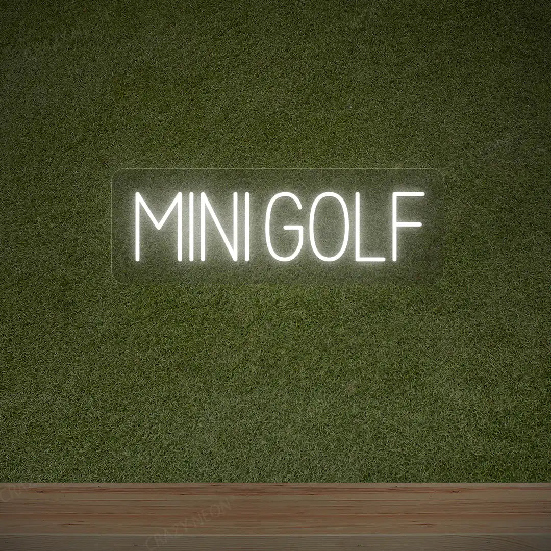 Mini Golf Neon Sign