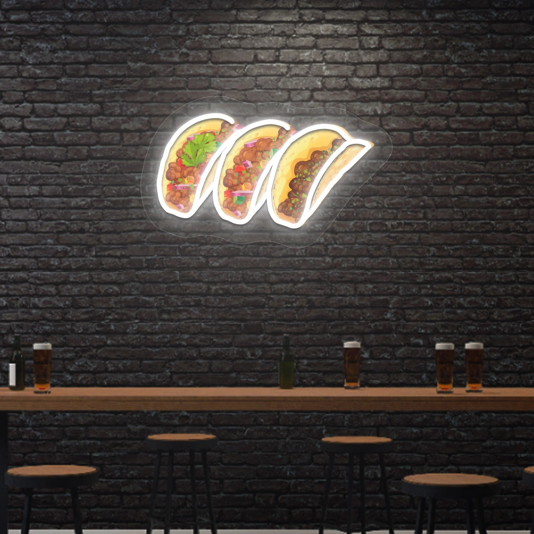 Tacos Neon Artwork Sign