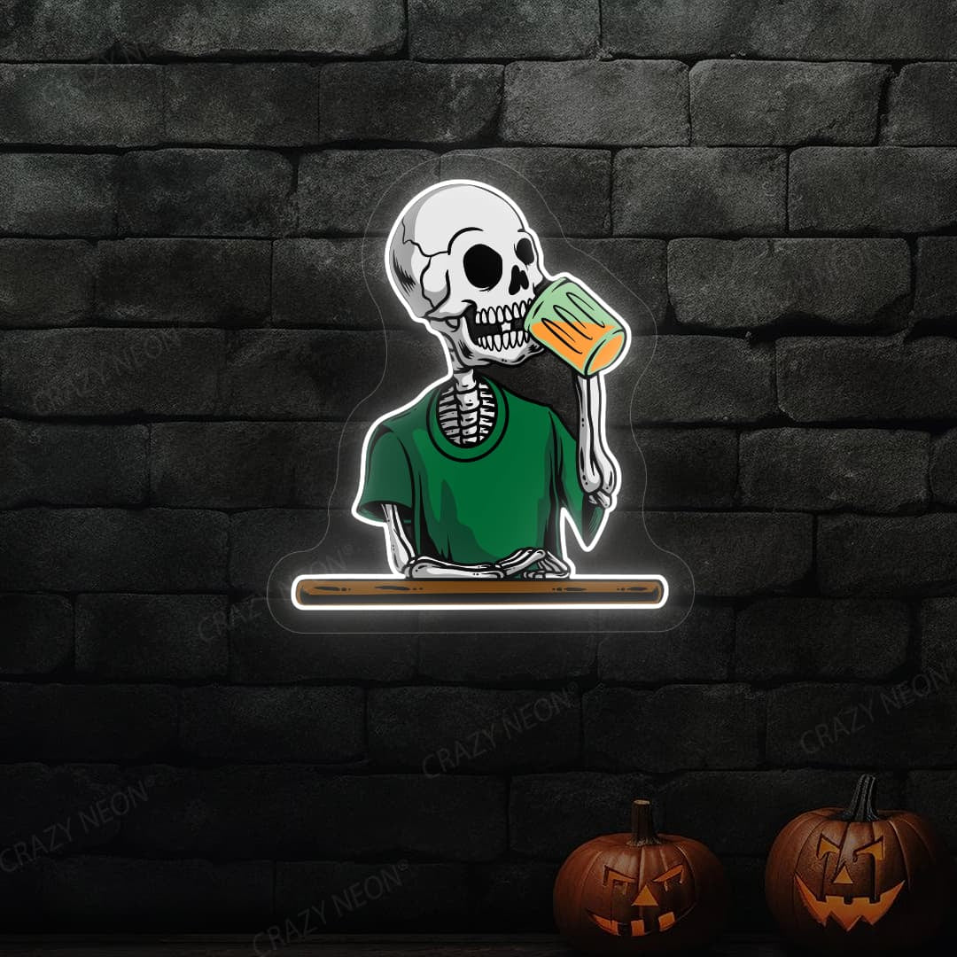 Skeleton Neon Sign