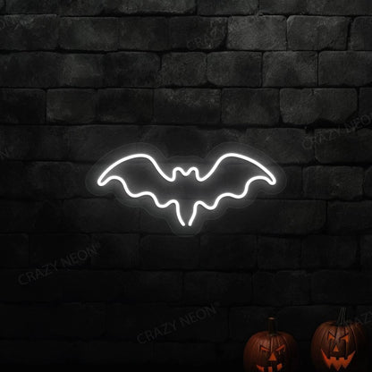 Halloween Bat Neon Sign