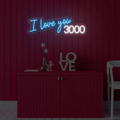 I Love You 3000 Neon Sign