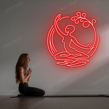 Chi Flow meditation Neon Sign