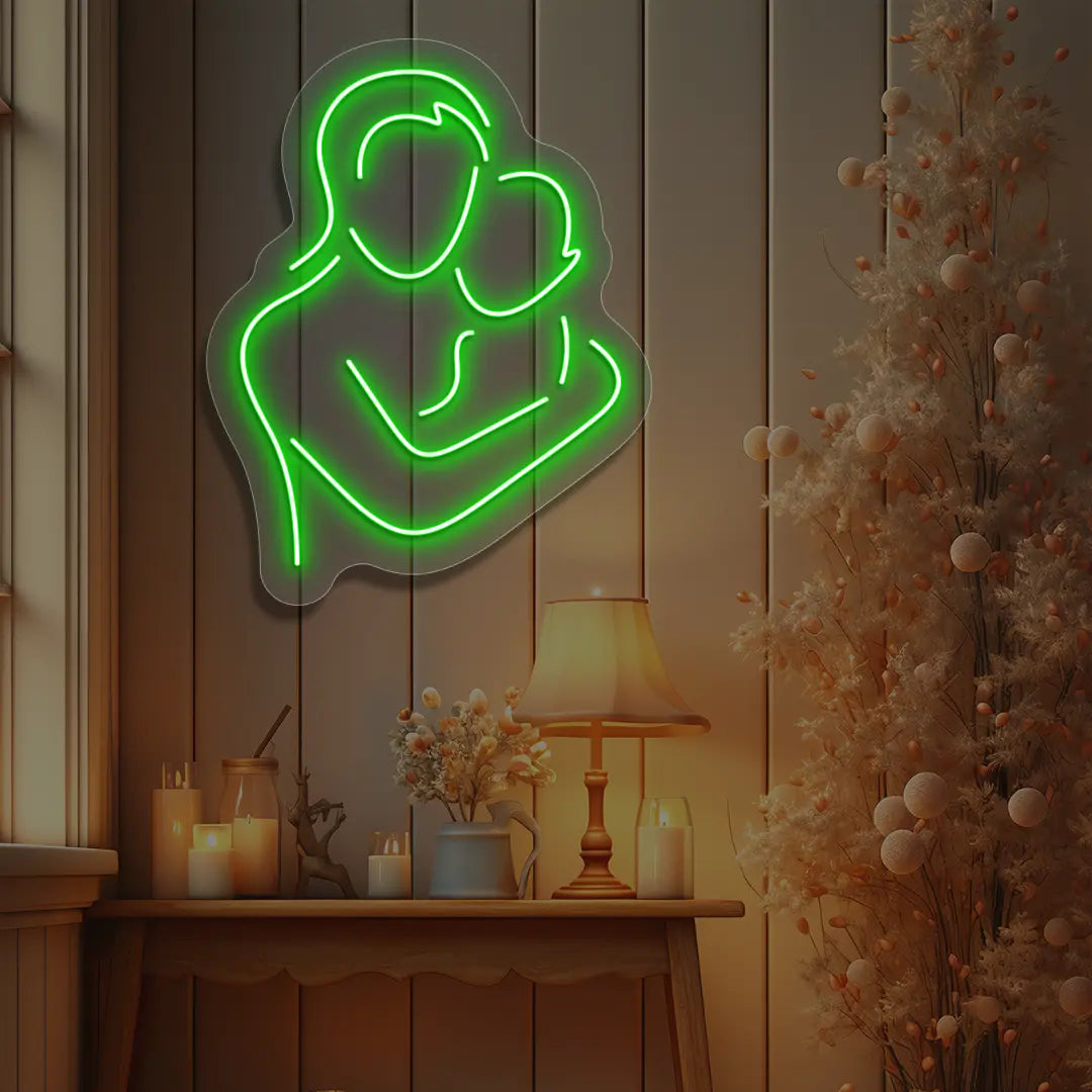 Mama's Hug Neon Sign
