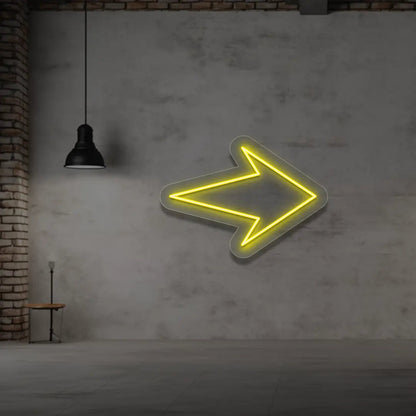 Right Arrow Neon Sign