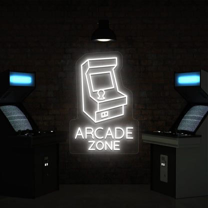 Nostalgic Arcade Zone Vintage Neon Sign