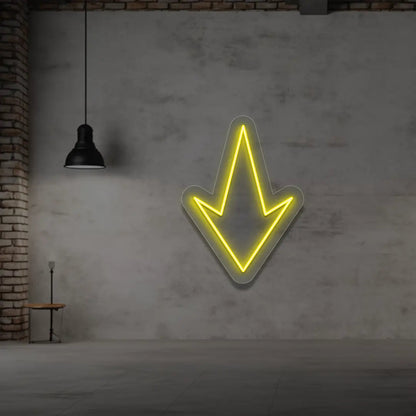 Down Arrow Neon Sign