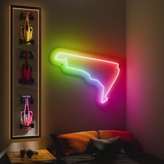Hermanos Rodríguez Grand Prix Circuit Neon Sign