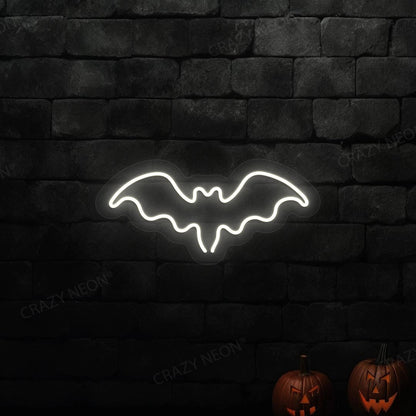 Halloween Bat Neon Sign