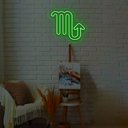 Scorpio Zodiac Neon Sign