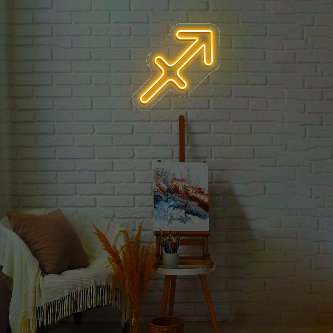 Sagittarius Zodiac Neon Sign